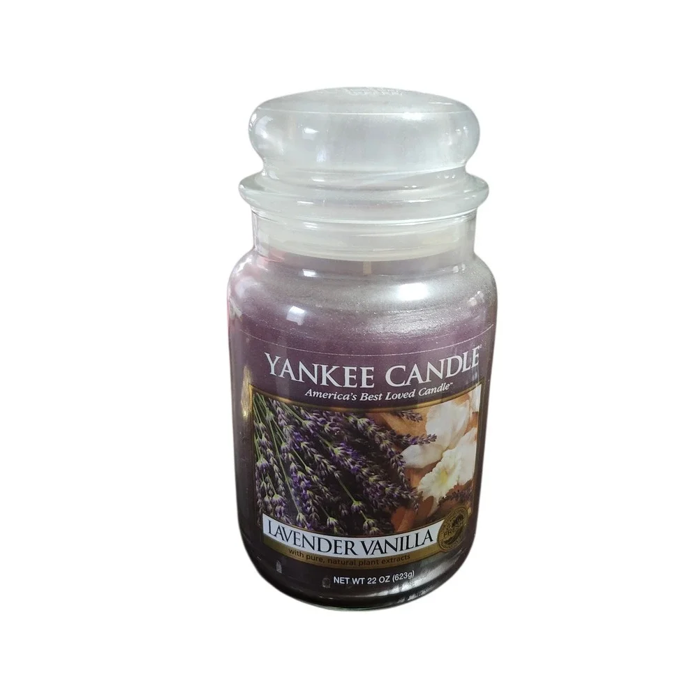 Yankee Candle Housewarmer‎ Lavender Vanilla 22oz Large Jar Never Burned Rare USA